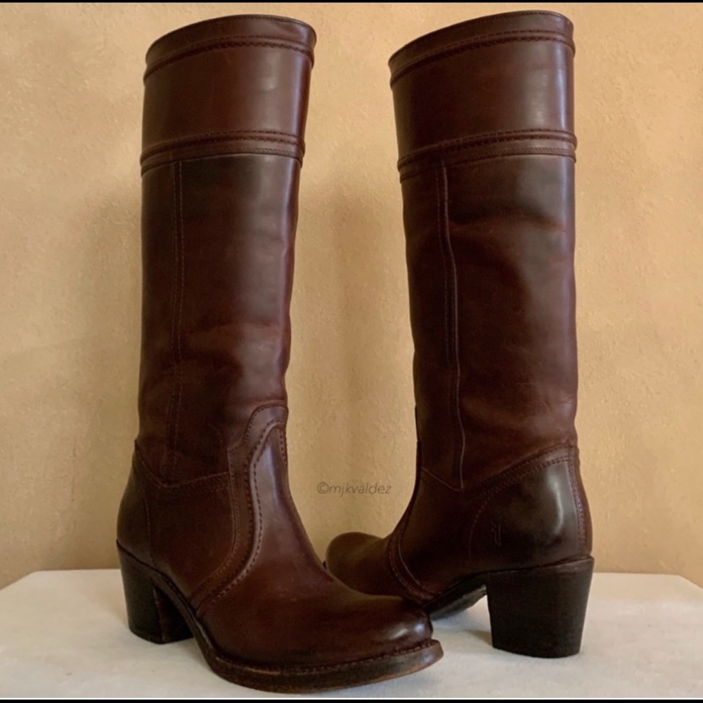 EUC✨Frye Jane 14L Stitch Tall Boots
